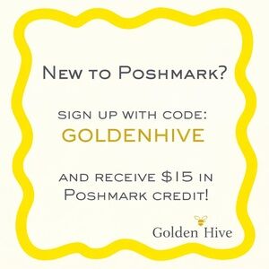 🟡 New to Poshmark? Get $15 FREE Credit!
